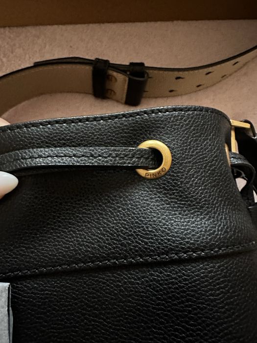 Оригинална чанта Pinko естествена кожа