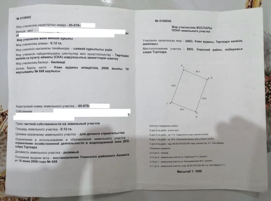 Продам участок на Сибинах