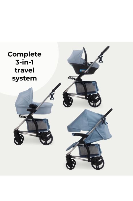 Sistem de călătorie My Babiie MB200i 3-în-1 - Cărucior pentru bebeluși