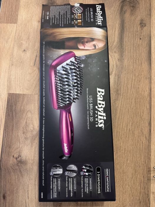 Perie de indreptat parul Babyliss Liss Brush 3D HSB100E