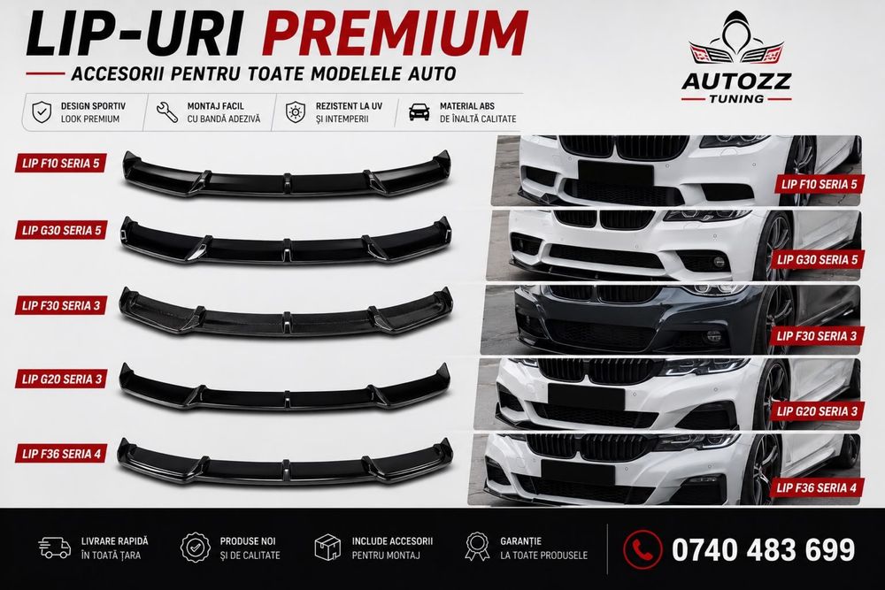 Eleron BMW F10 G30 F30 G20 Lip Capace Oglinzi Grile Duble Stopuri F01 F25 G01