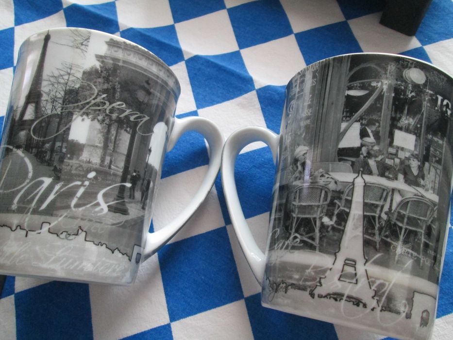 set 2 cani ceai Paris superbe noi