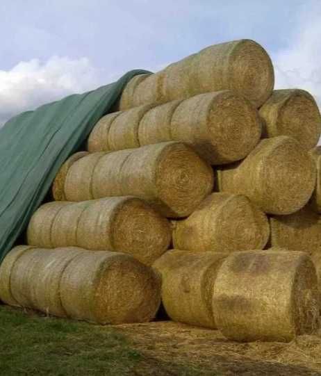 Prelata acoperire baloti fan si paie verde 12X25m, Breckner Germany