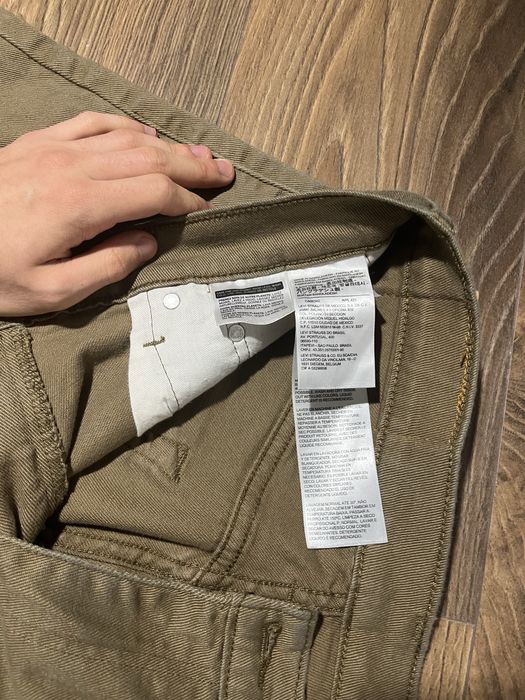 Blugi Levi's strauss 502 regular taper green 33W 32L