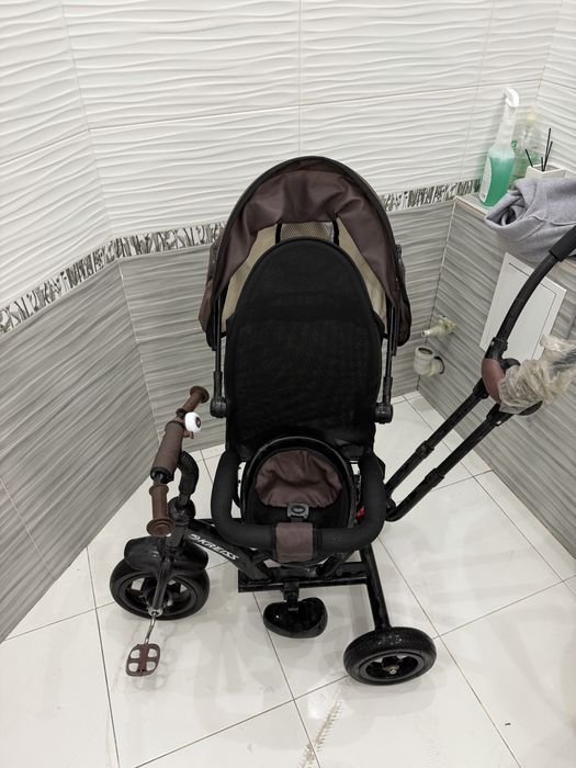 Велосипед коляска новороченная