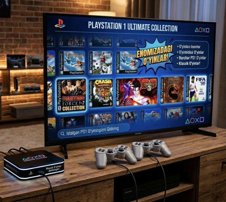 Playstation TV - PSX ўйинларини соғинганлар ва Playstation 1 ишқибозла