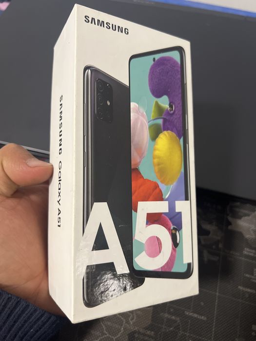 Samsung A51 original zaryadka + quti + dokument