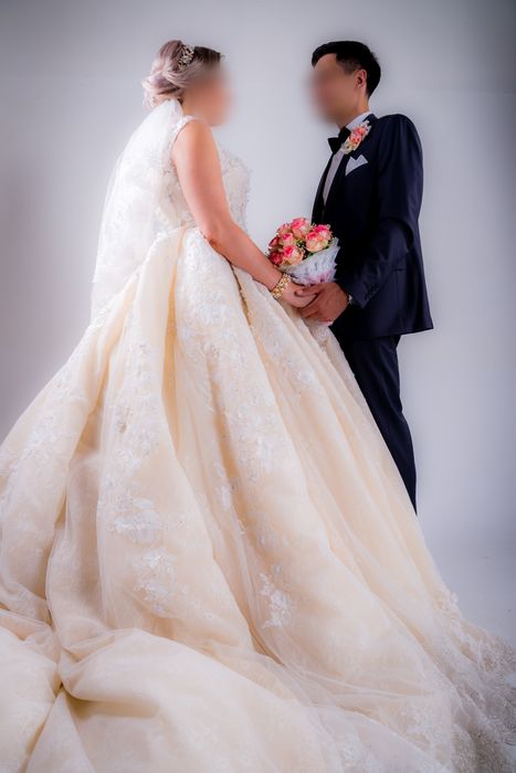 Шикарное свадебное платье