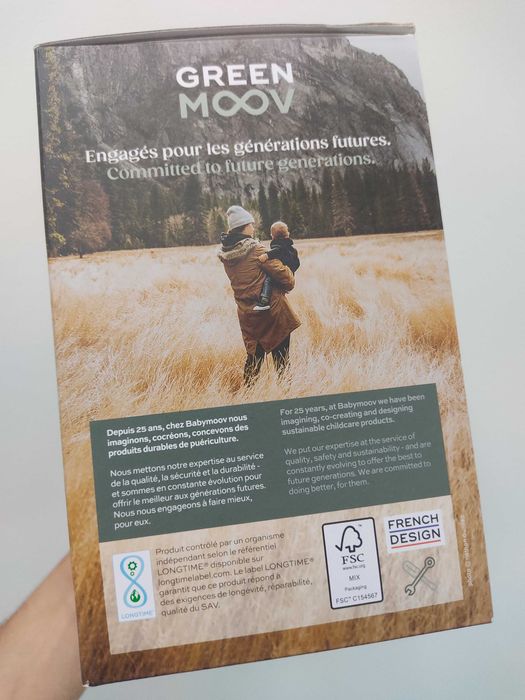 Sistem monitorizare cu camera Babymoov, 7culori, 2xUSB, 360 A°, Sigila