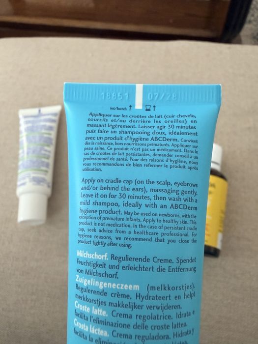 Mustela, Bioderma creme cruste de lapte + Weleda ulei masaj anticolici
