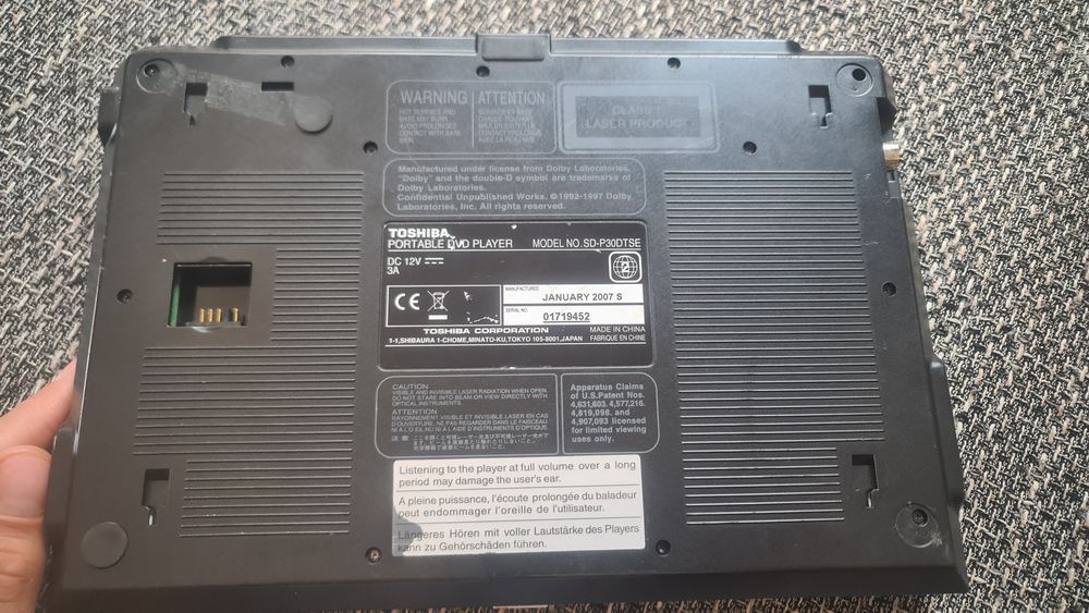 Vand sd player toshiba