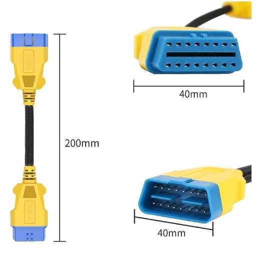 Cablu Obd2 prelungitor tester diagnoza auto Launch x432 Thinkdiag