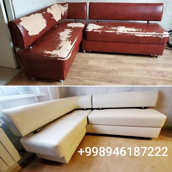 Реставрация мягкий мебели