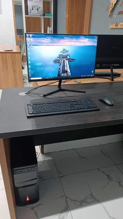 5 компютеров i3 + 24″ мониторы + периферия | Полный офисный комплект