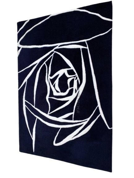 РАЗПРОДАЖБА - 40€. Модерен Абстрактен Килим HAMPTON - Цветя - Роза