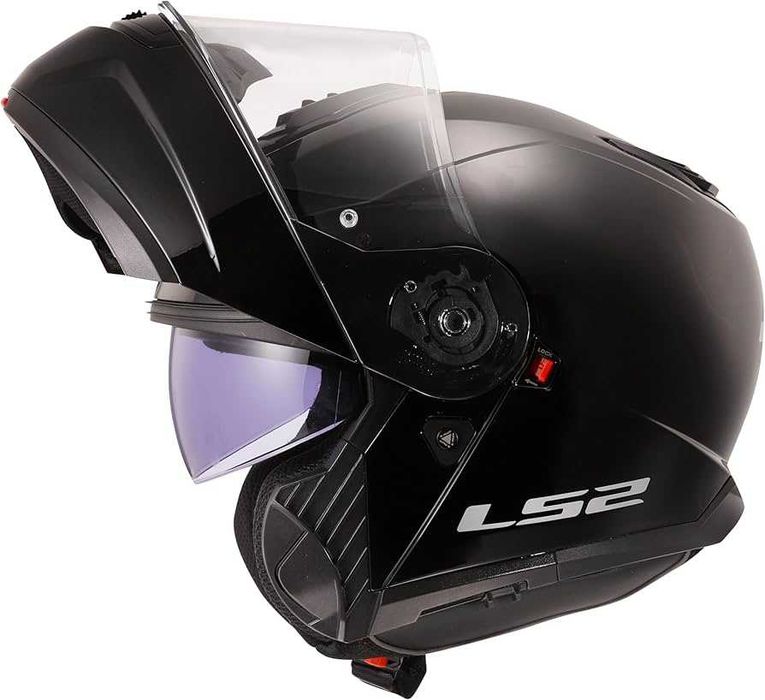 Отварчема мото каска LS2 FF908 Strobe II Matt Black ,очила,размер М ,NEW