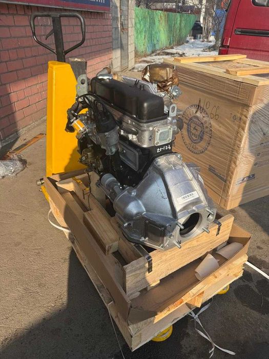 Двигатель в сборе УАЗ Евро-0 чугунный блок