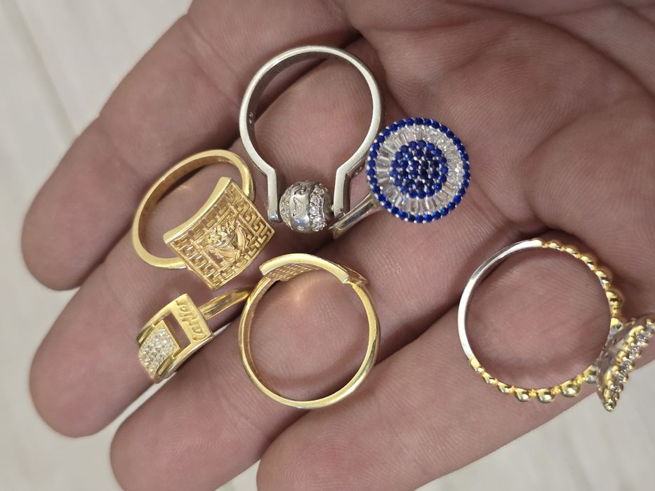 Inele argint aurit LV Cartier