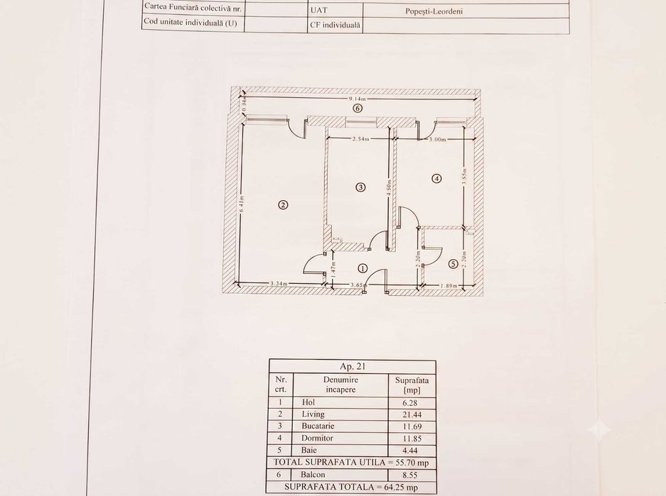 Apartament 2 camere 65mp 800m metrou Berceni mobilat utilat proprietar