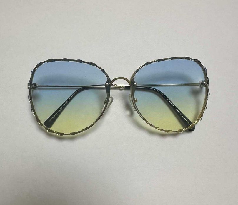 НОВИ дамски слънчеви очила без рамка с интересни стъкла