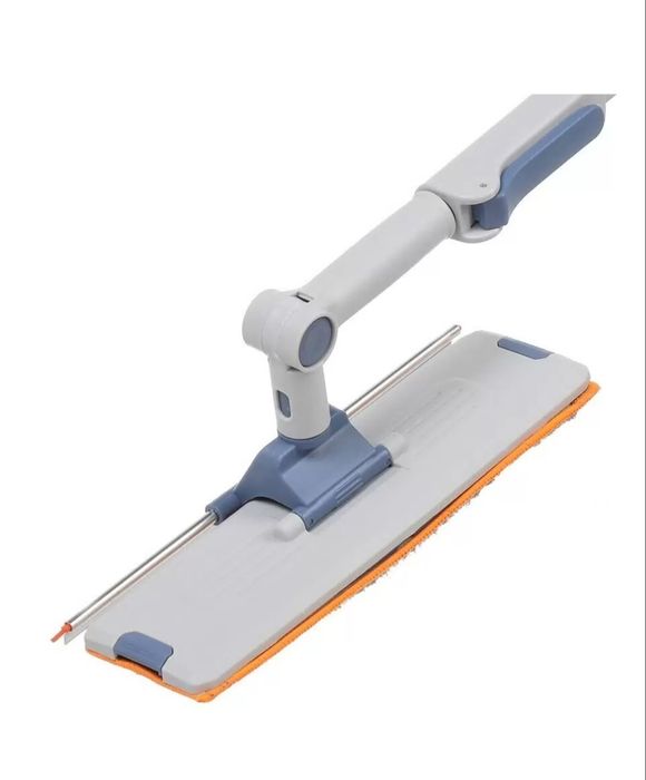 Швабра-окномойка плоская, микрофибра, резина, 148х30 см