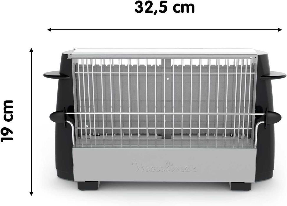 Moulinex - 760W Classic тостер за всички видове хляб, до 4 филийки