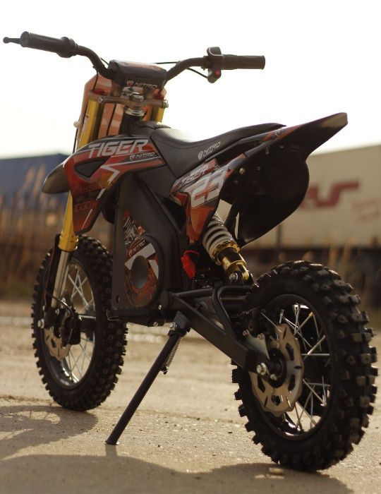 Motocicleta electrica pentru copii Eco Tiger 1000W 36V 12/10 #Orange