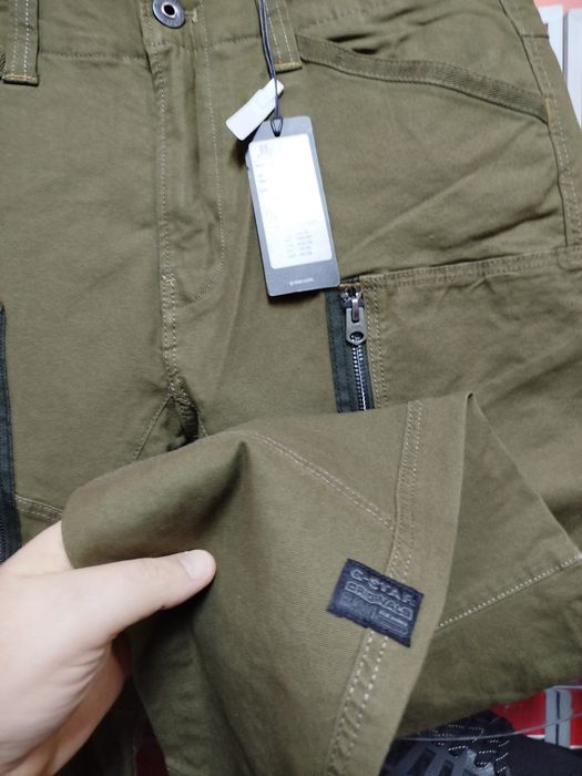 Оригинален панталон G-star Raw Zip 3D W33 W34 W38 нов карго