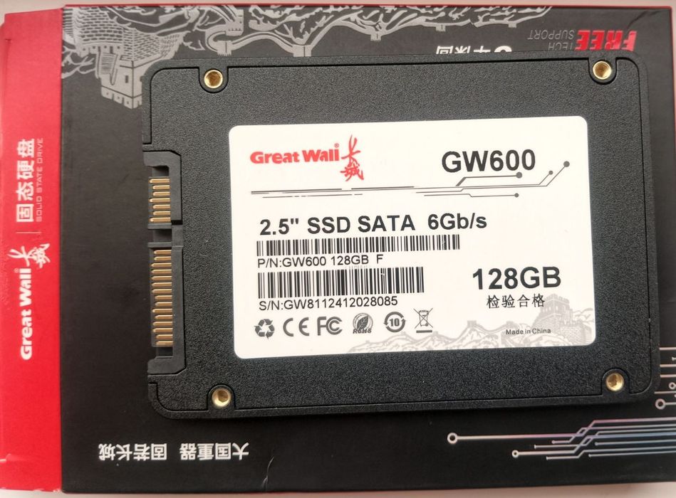 Tezkor  xotira, SSD disk 128gb Kompyuter noutbuk