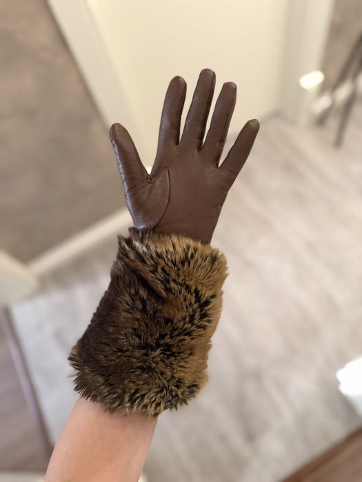 Кожени ръкавици Zara