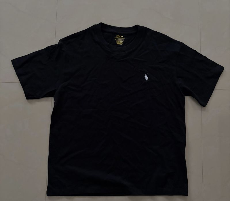Tricou POLO Ralph Lauren Negru - M (Custom Slim Fit)