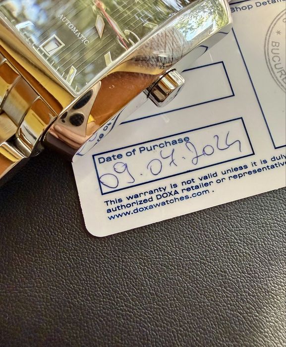 Ceas DOXA automat mecanism ETA swiss made
