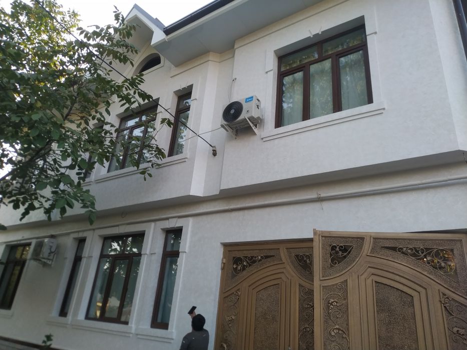 Tiravertin fasat ishlari qilamiz