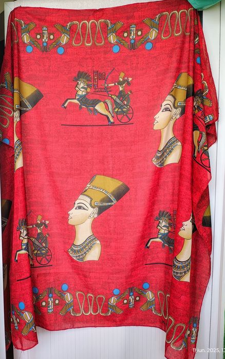 Eșarfă cu reprezentări ale Egiptului