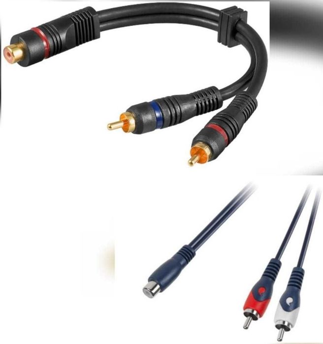 Splitter RCA la 2 RCA Splitter 2 RCA la RCA
