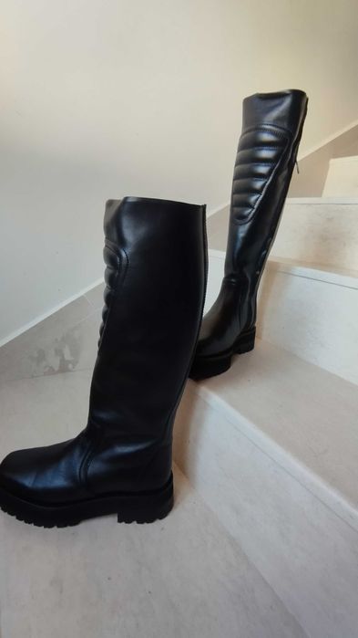 Ботуши естествена кожа 38 номер