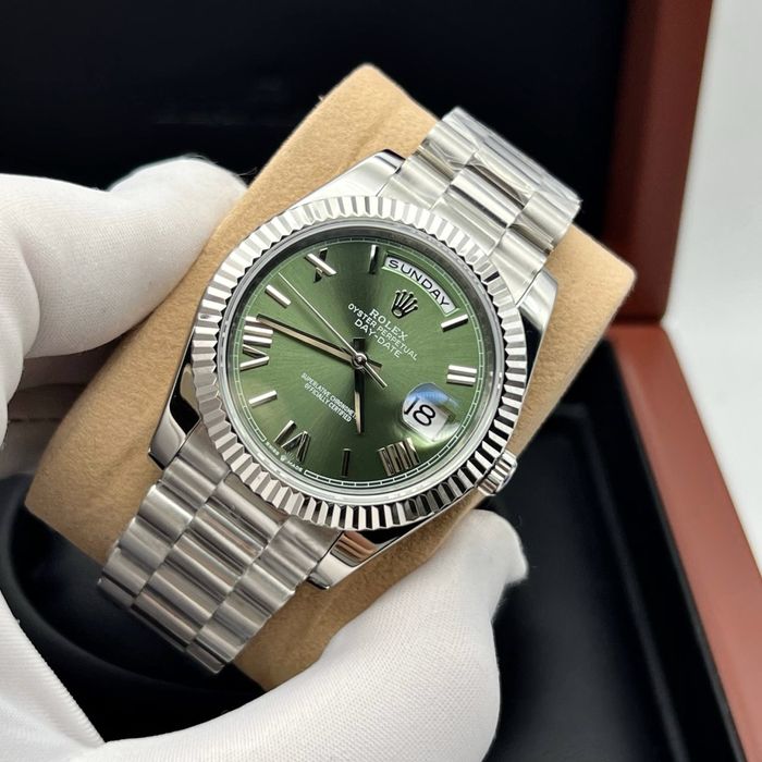 rolex daydate olive dial 40,mm