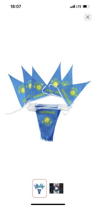 Растяжка флаг казахстана