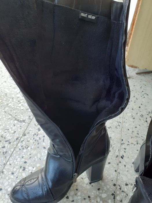 Дамски ботуши Мат Стар