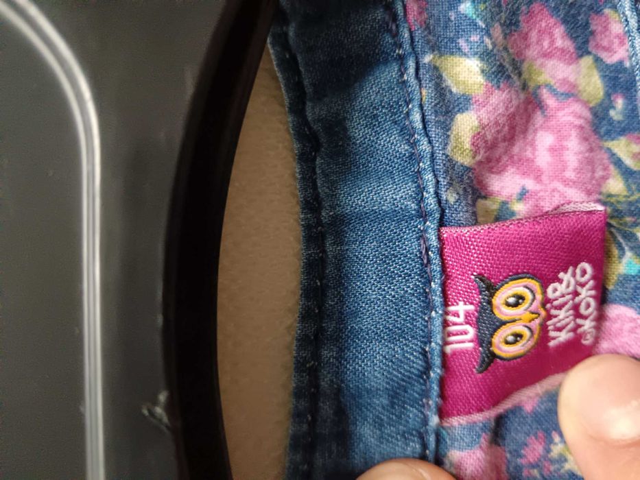 Дънкова рокля 104 размер 3-4 години