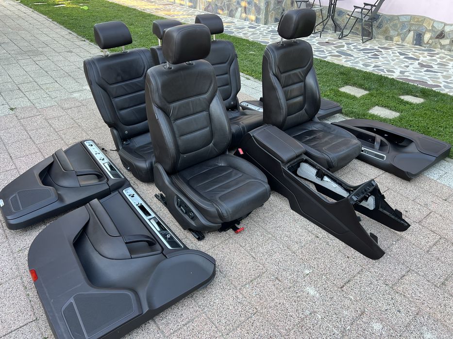 Interior electric piele completet ,touareg 7p