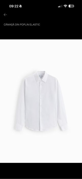 Camasa alba eleganta Zara Man