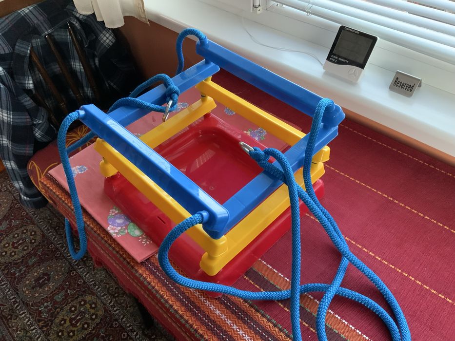 Детска люлка с въжета