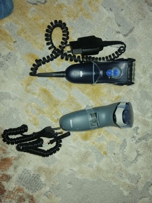 Aparat ras Braun si Philips