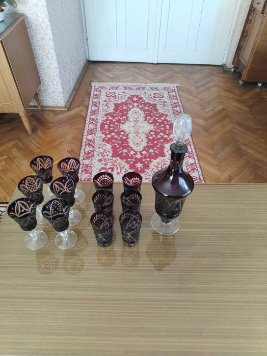 Vand set pahare rubin