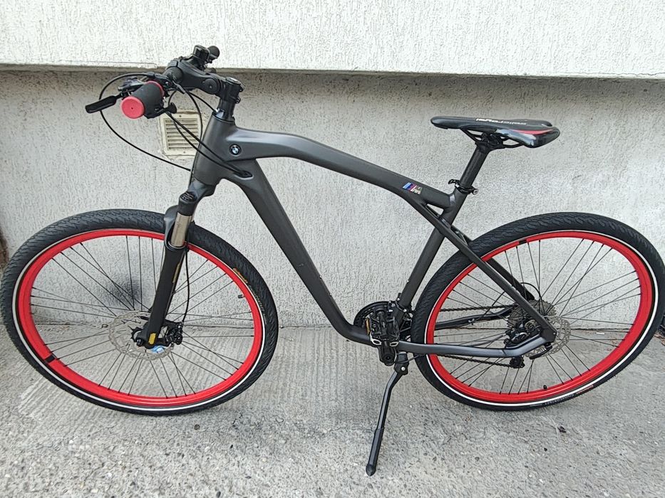 Bicicleta BMW M Cruise 28 zoll, gri mat, Shimano XT Deore 175-185cm