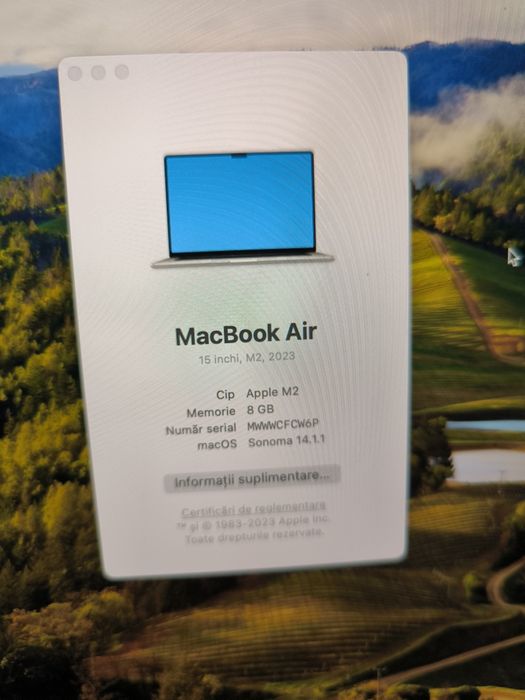 Vand MacBook Air M2 15 2023