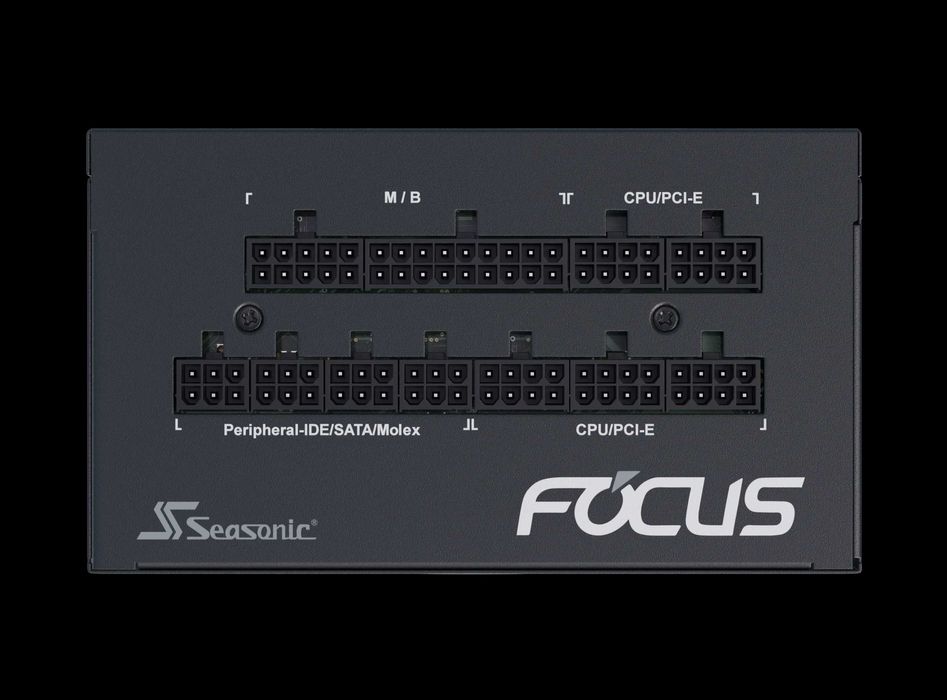 Sursa Seasonic 850W, FOCUS GX Series - 80 PLUS Gold - Full Modulara - ATX v2.4 - Eficienta 90%, Ventilator 120mm FDB Bearing, PFC activ