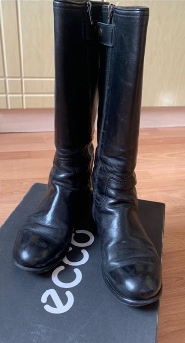 Кожаные сапоги ECCO