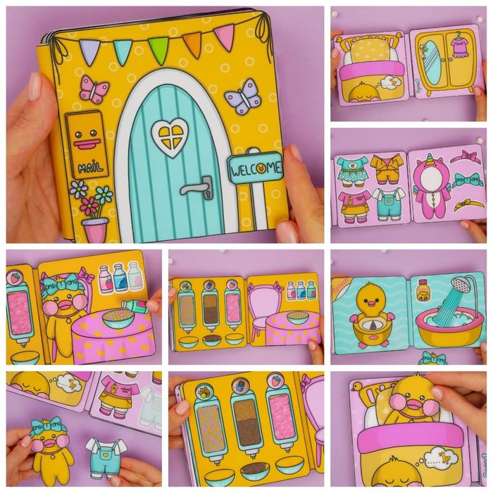 Игровые книги куклы подарок для девочки игрушки пакет игрушек